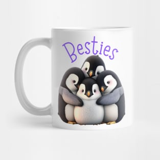 Cute Best Friend Penguins Mug